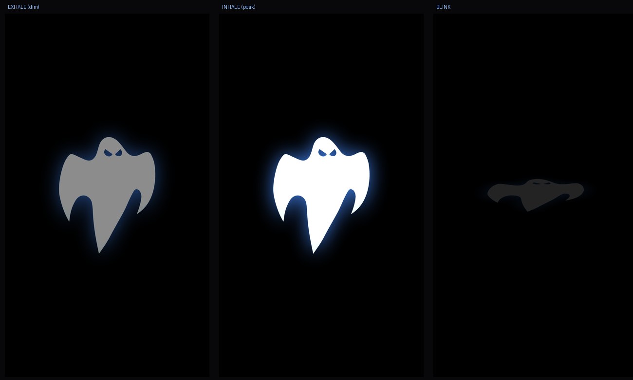 UNIT 01 AMOLED face software — breathing emblem frames